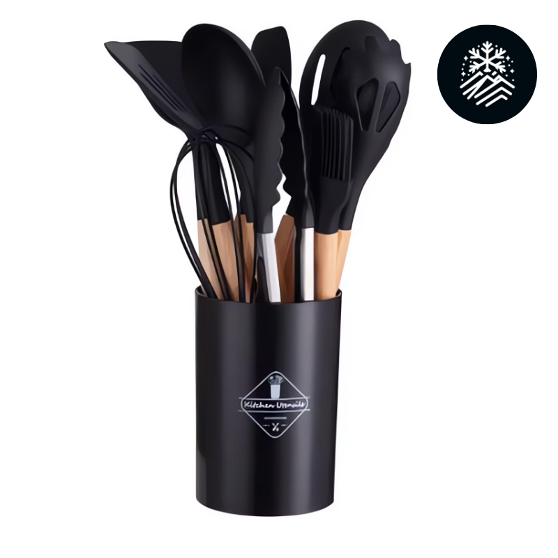 SET DE 12 ESPATULAS ANTIADHERENTES